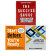 Start Before You’re Ready, THE SUCCESS SAUCE, Lead With Words Win With Action 3 Books Collection Set - The Book Bundle
