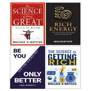 The Science of Being Great, RICH ENERGY, The Science of Getting Rich, BE YOU, ONLY BETTER 4 Books Collection Set - The Book Bundle
