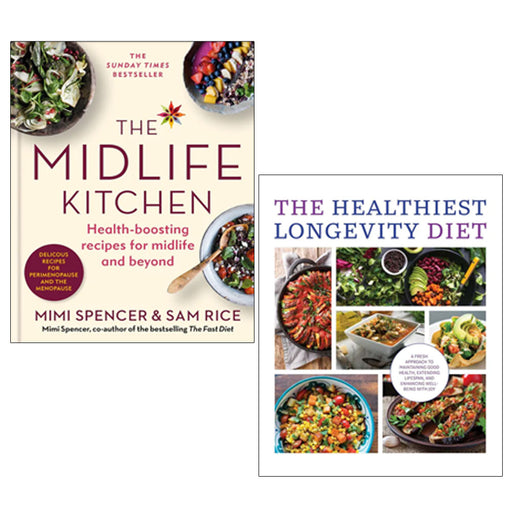 The Midlife Kitchen (HB), The Healthiest Longevity Diet 2 Books Collection Set - The Book Bundle