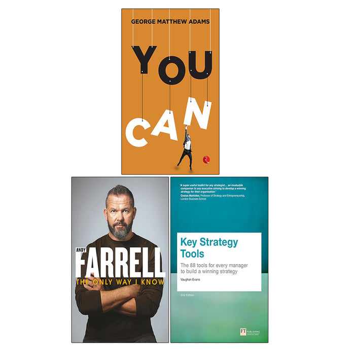 Key Strategy Tools, You Can, The Only Way I Know (HB) 3 Books Collection Set