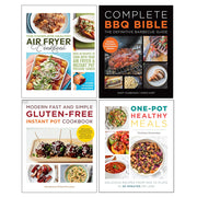 Complete BBQ BIBLE, The Complete Healthy Air Fryer Cookbook, One Pot Healthy Meals, Modern Fast and Simple Gluten-Free 4 Books Collection Set - The Book Bundle