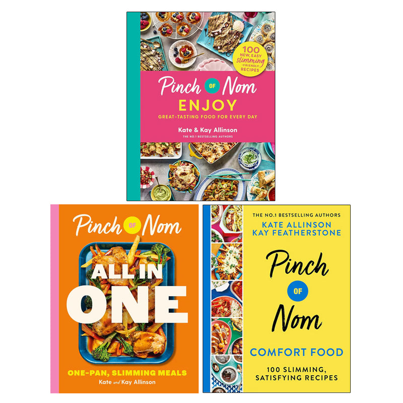 Kay Allinson 3 Books Collection Set (Pinch of Nom Enjoy, Pinch of Nom ALL IN ONE, Pinch of Nom Comfort Food) - The Book Bundle