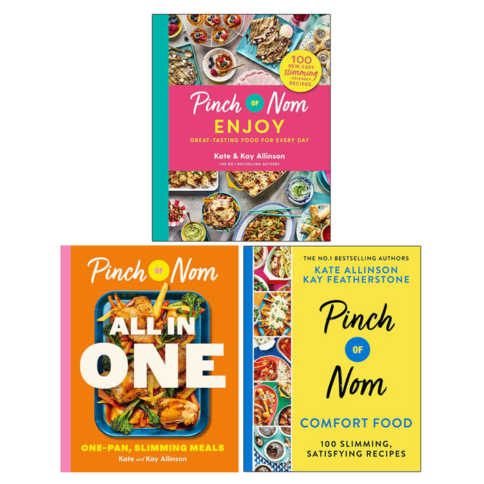 Kay Allinson 3 Books Collection Set (Pinch of Nom Enjoy, Pinch of Nom ALL IN ONE, Pinch of Nom Comfort Food) - The Book Bundle