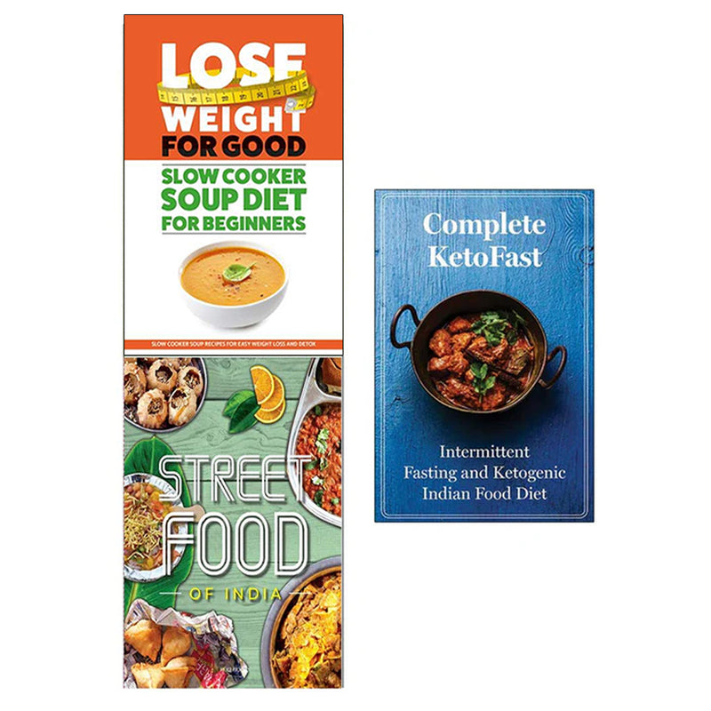 Paperback cookbook set titled "Lose Weight For Good" by Iota Publishing, featuring slow cooker soup diet and keto recipes.