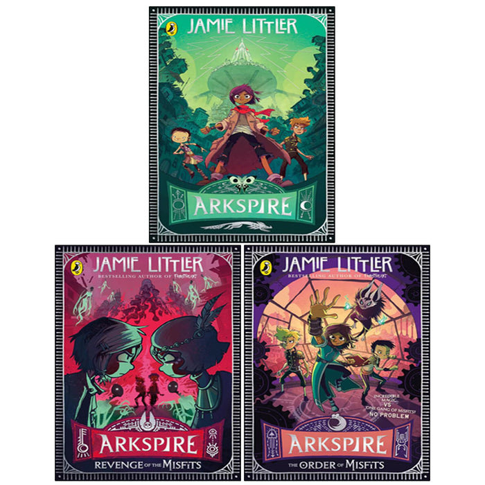Arkspire Series 3 Books Collection Set by Jamie Littler (The Order of Misfits, Revenge of the Misfits) - The Book Bundle