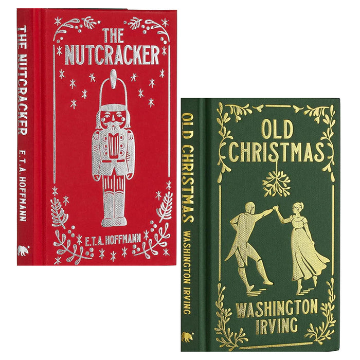 The Nutcracker by E. T. A. Hoffmann, Old Christmas by Washington Irving 2 Books Collection Set - The Book Bundle