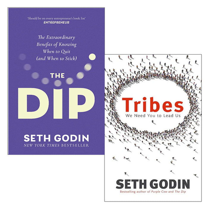 Seth Godin Collection 2 Books Set (The Dip, Tribes)