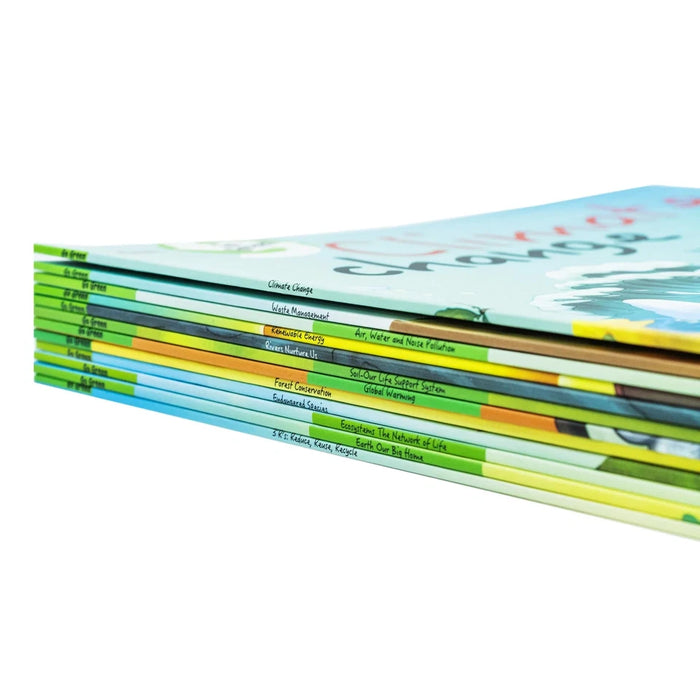 Save Your Environment collection of 12 books (Climate Change, Waste Management, Air Water and Noise) - The Book Bundle