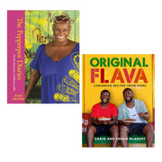 Two hardcover cookbooks: The Pepperpot Diaries by Andi Oliver and Caribbean Recipes from Home by Craig McAnuff, featuring vibrant cover designs.