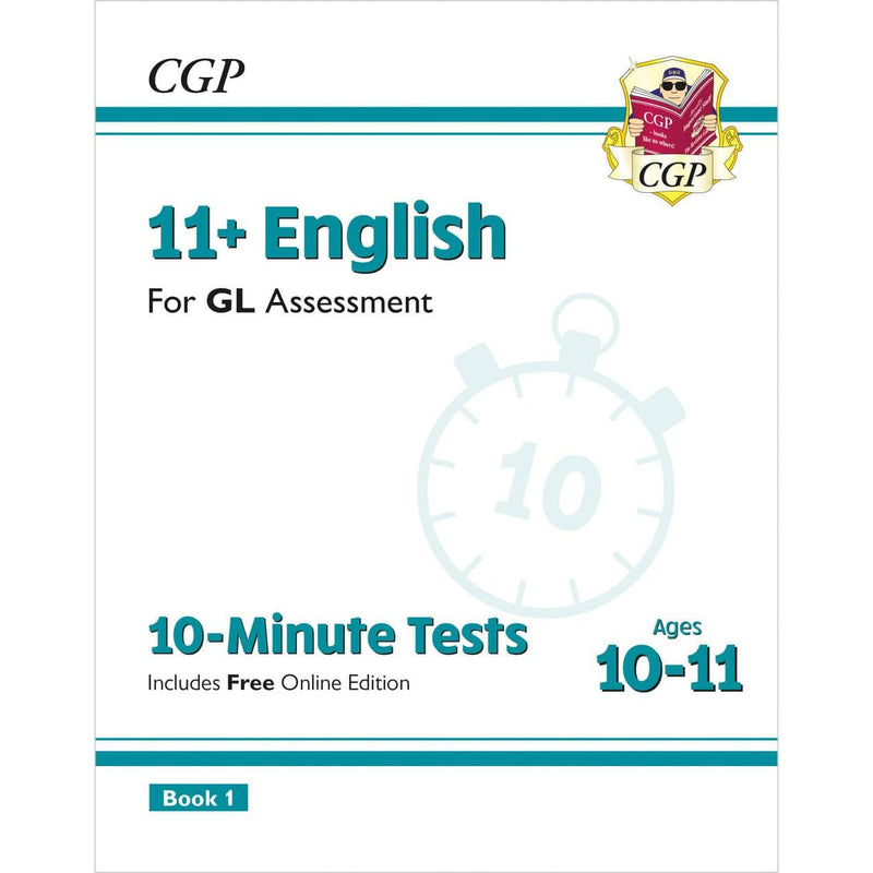 11+ GL 10-Minute Tests 3 Books Collection Set - Ages 10-11 - Maths, Verbal Reasoning, English - The Book Bundle