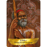 Angel and ancestor oracle cards deck by Kyle Gray and Lily Moses featuring 55 cards with mystical symbols and artwork.