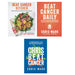 Chris Wark 3 Books Set (Beat Cancer Kitchen,  Beat Cancer Daily, Chris Beat Cancer) - The Book Bundle