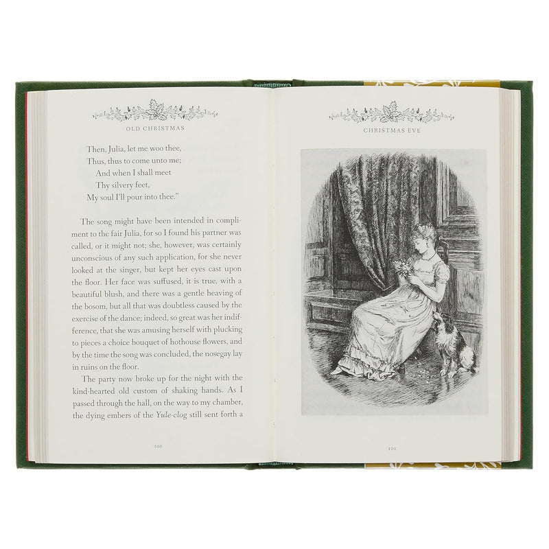 Old Christmas: Gilded Pocket Edition (Arcturus Ornate Classics) by Washington Irving - The Book Bundle