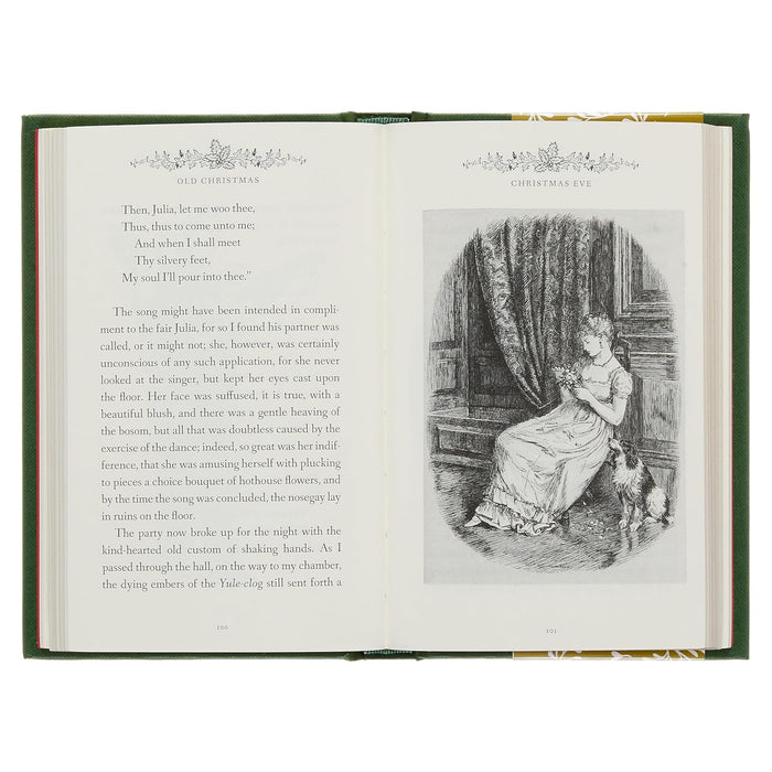 Old Christmas: Gilded Pocket Edition (Arcturus Ornate Classics) by Washington Irving - The Book Bundle