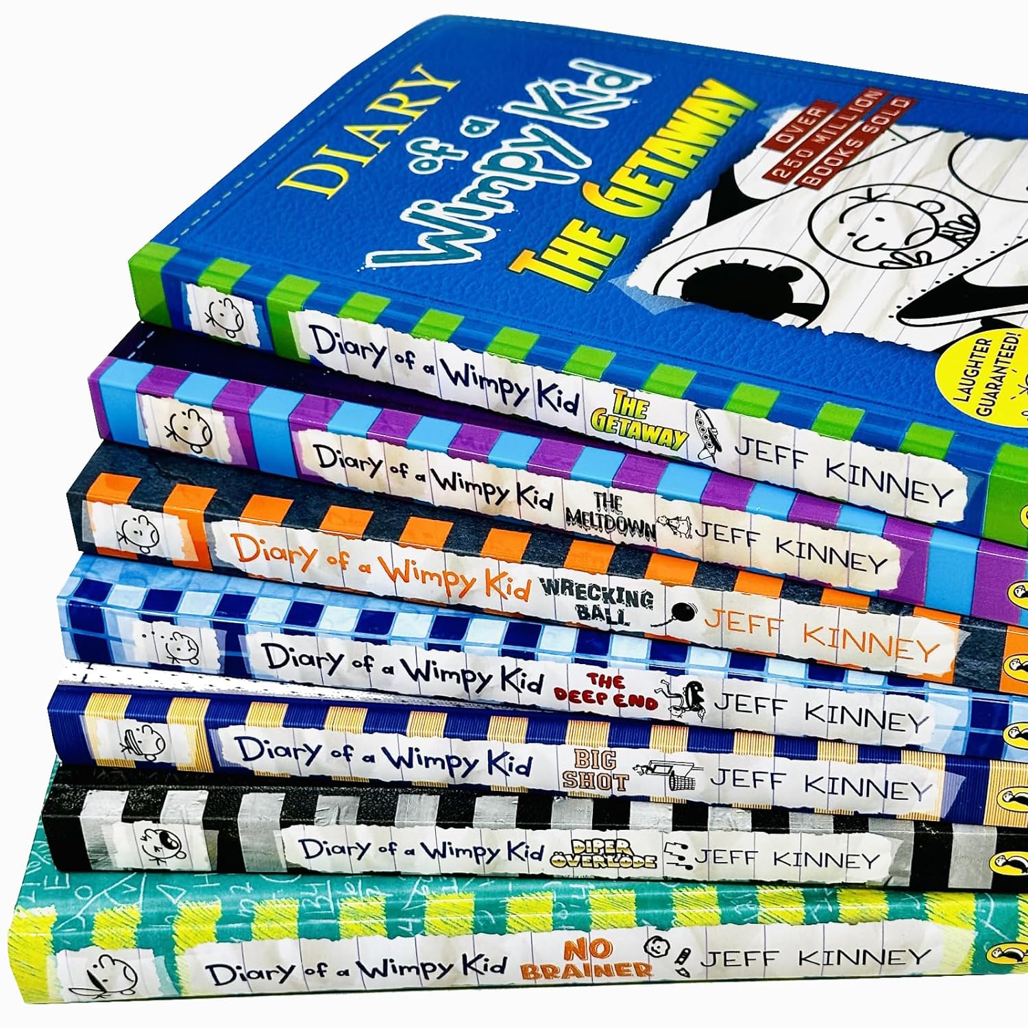 Diary of a Wimpy Kid Series 12-18 Collection 7 Books Set By Jeff