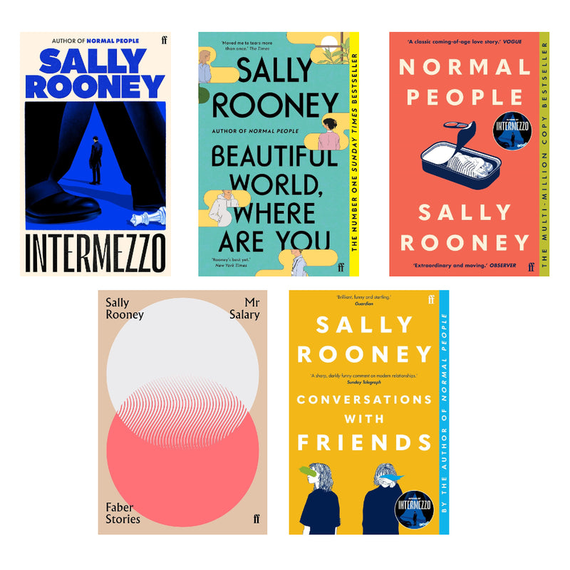Sally Rooney Collection 5 Books Set (Intermezzo (HB), Conversations with Friends) - The Book Bundle