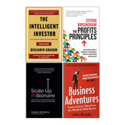 Intelligent Investor, The Profits Principles, Scale Up Millionaire, Business Adventures 4 Books Collection Set - The Book Bundle