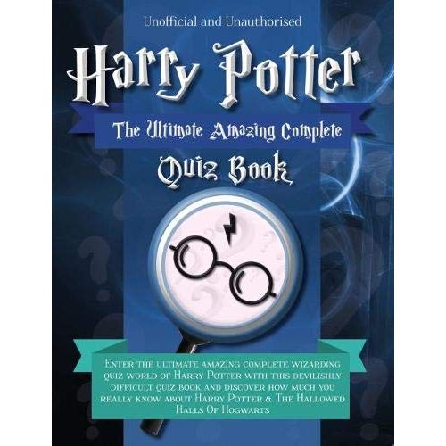 Harry Potter Magical Art Colouring BookAn official colouring book,Ultimate Amazing Complete Quiz Book  3 Books Set - The Book Bundle