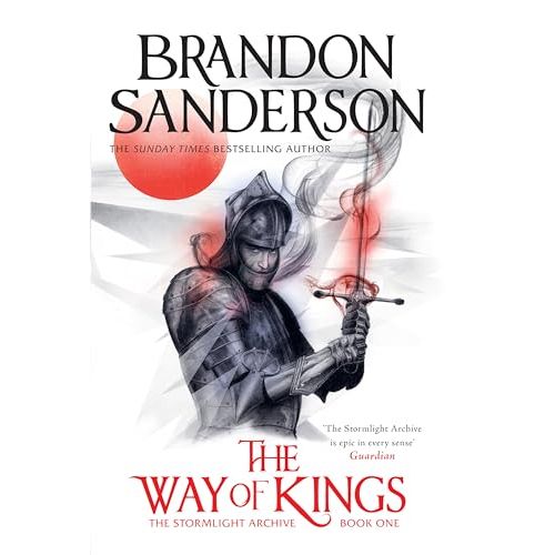 Paperback edition of The Way of Kings by Brandon Sanderson, Book One of the Stormlight Archive, published by Gollancz.