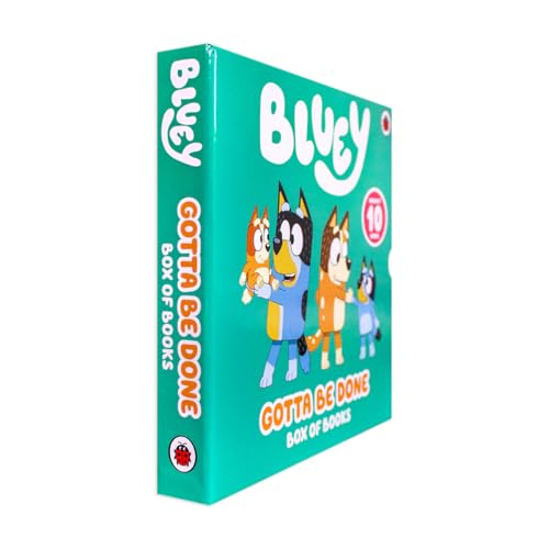 Bluey Gotta Be Done! 10 Picture Books Story Collection Box Set (Typewriter, Swim School) - The Book Bundle
