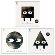 Mac Barnett Shape Trilogy Collection 3 books set featuring triangle, square, and circle shapes by Walker Books Ltd.