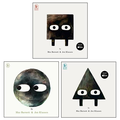 Mac Barnett Shape Trilogy Collection 3 books set featuring triangle, square, and circle shapes by Walker Books Ltd.