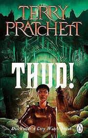 Set of five Discworld paperback books by Terry Pratchett, featuring colorful cover art and classic fantasy fiction.