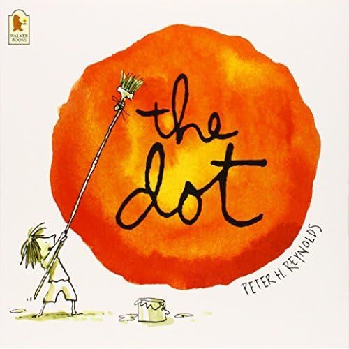 Peter H. Reynolds Creatrilogy book set with The Dot, Sky Color, and Ish, featuring colorful covers and illustrations.