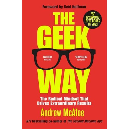 Book cover for "The Geek Way" by Macmillan Business, featuring bold typography and a modern design.