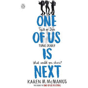 Set of five Karen M McManus books including One Of Us Is Lying and One Of Us Is Next, published by Penguin Books.
