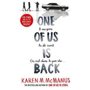 Set of five Karen M McManus books including One of Us Is Lying and One of Us Is Next, published by Penguin Books.