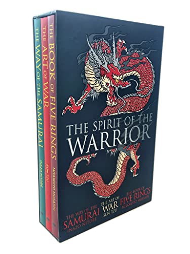 Arcturus Spirit of the Warrior three-book box set from the Classic Collections, featuring paperback fiction books with colorful covers.