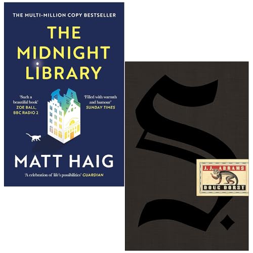 The Midnight Library By Matt Haig and S. [Hardcover] By J.J. Abrams, Doug Dorst 2 Books Collection Set - The Book Bundle