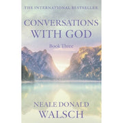 Three paperback books from the Conversations With God 3 Books Collection by Neale Donald Walsch, non-fiction spiritual series.