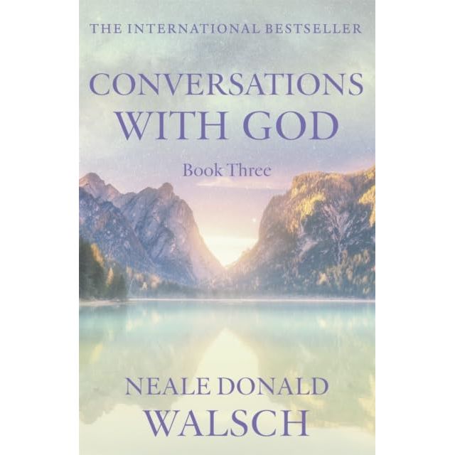 Three paperback books from the Conversations With God 3 Books Collection by Neale Donald Walsch, non-fiction spiritual series.