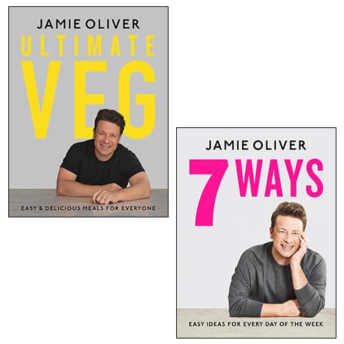 Ultimate Veg: Easy & Delicious Meals for Everyone, 7 Ways: Easy Ideas for Every Day of the Week By Jamie Oliver 2 Books Collection Set - The Book Bundle