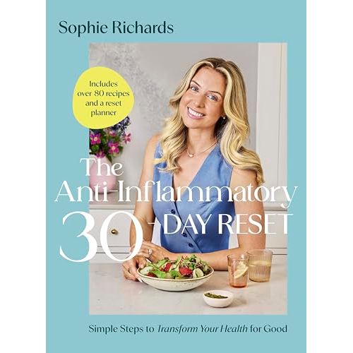 Book cover for "The Anti-Inflammatory 30-day Reset" by Michael Joseph, featuring a clean, health-focused design.