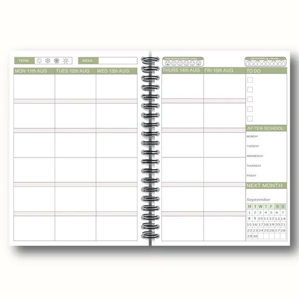2025–2026 Dated Teacher Planner | A4 Size Affordable - The Book Bundle