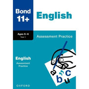 Bond 11+ Maths, English, Verbal, Non-Verbal Reasoning assessment practice books for ages 5-6, published by Bond.