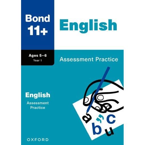 Bond 11+ Maths, English, Verbal, Non-Verbal Reasoning assessment practice books for ages 5-6, published by Bond.