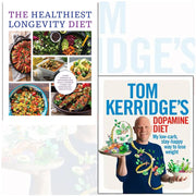 Tom Kerridge's The Healthiest Longevity Diet 2-book set by Tom Kerridge & Iota, featuring non-fiction books in mixed formats.