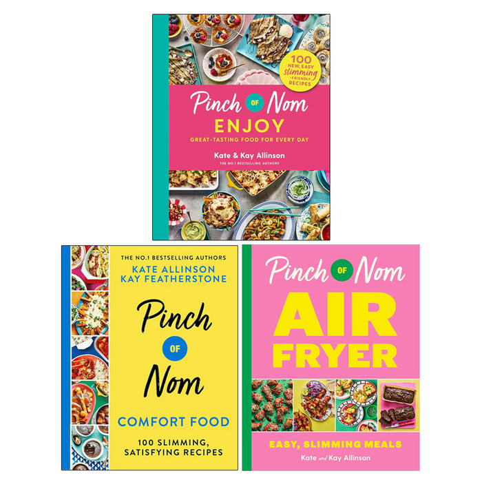 Kay Allinson 3 Books Collection Set (Pinch of Nom Enjoy, Pinch of Nom Air Fryer, Pinch of Nom Comfort Food) - The Book Bundle