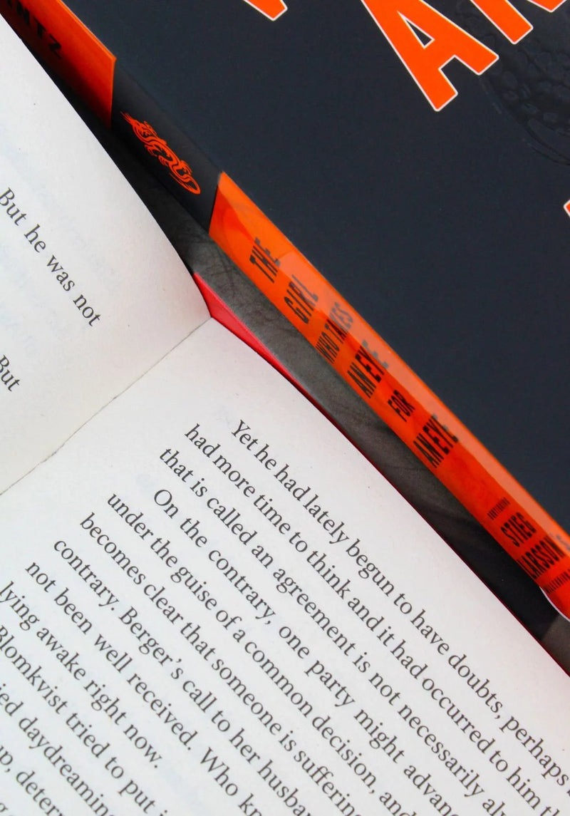 Millennium Series 3 books collection set by David Lagercrantz, paperback fiction by Quercus, featuring book covers and spines.