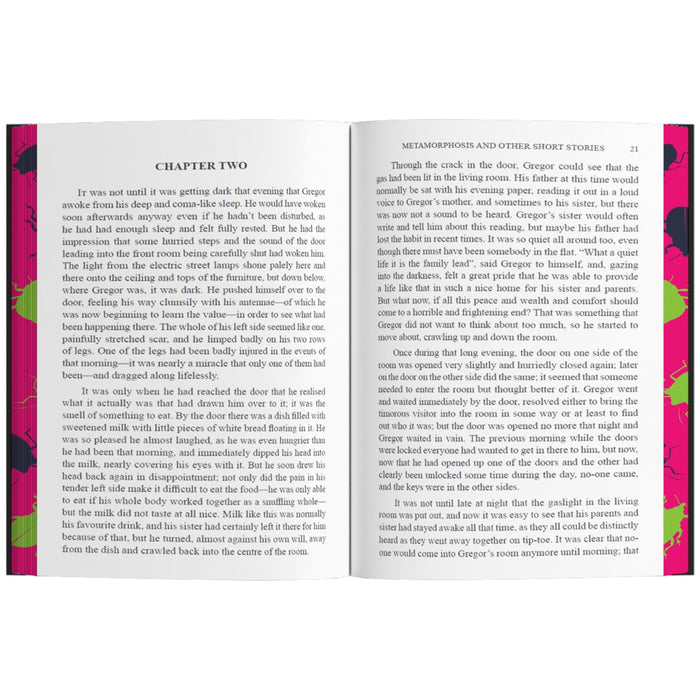 The Metamorphosis and Other Stories by Franz Kafka (Deluxe Hardback Sprayed Edge Edition) - The Book Bundle