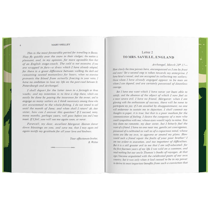 Frankenstein by Mary Shelley (Classics Sprayed Edge Premium Hardback Edition) - The Book Bundle