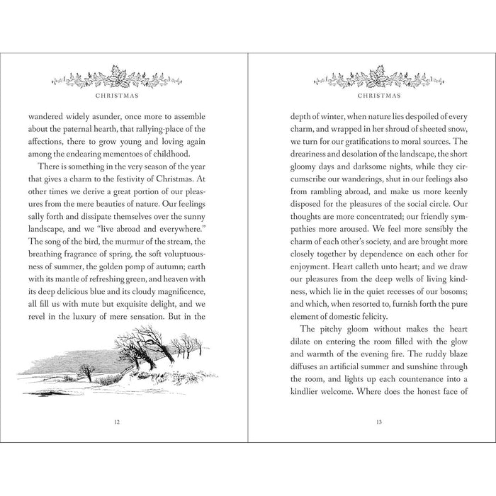 Old Christmas: Gilded Pocket Edition (Arcturus Ornate Classics) by Washington Irving - The Book Bundle