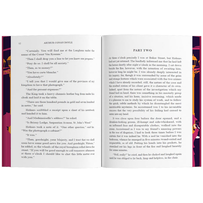 The Adventures of Sherlock Holmes by Sir Arthur Conan Doyle (Deluxe Hardback Sprayed Edge Edition) - The Book Bundle