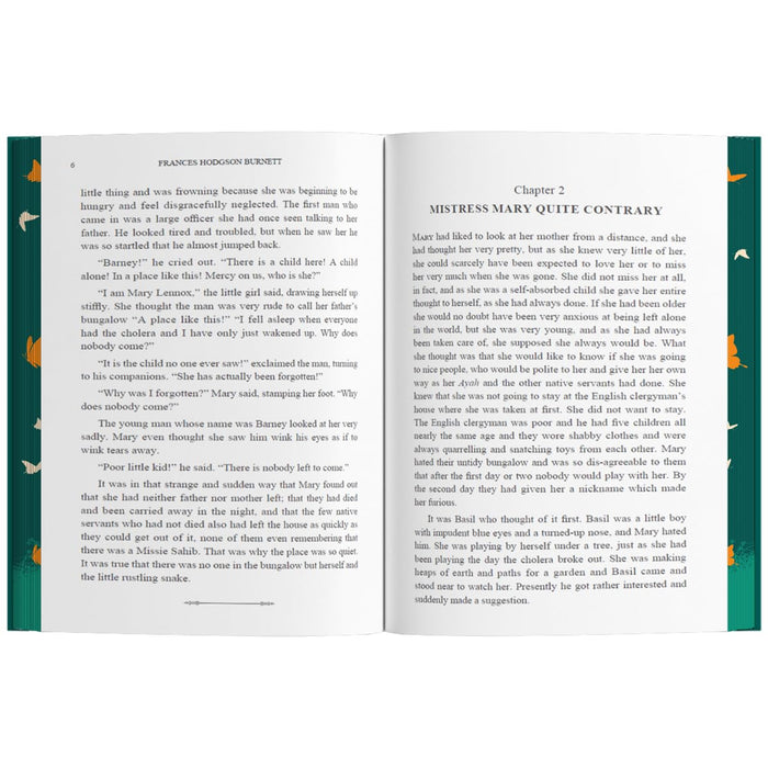 The Secret Garden by Frances Hodgson Burnett (Deluxe Hardback Sprayed Edge Edition) - The Book Bundle