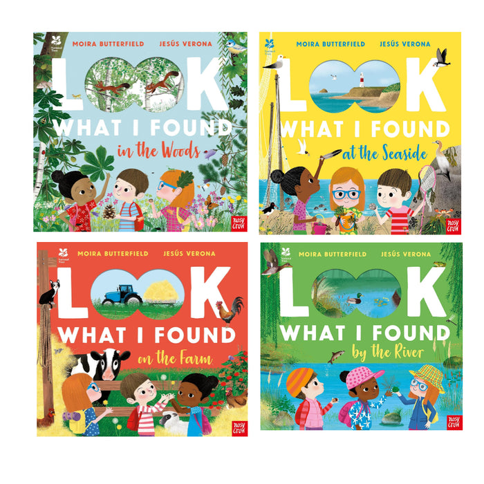 National Trust Look What I Found Series 4 Books Collection Set By Moira Butterfield - The Book Bundle