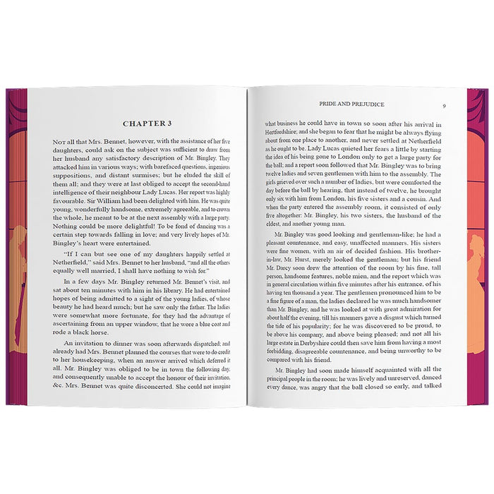 Pride and Prejudice by Jane Austen (Deluxe Hardback Sprayed Edge Edition) - The Book Bundle